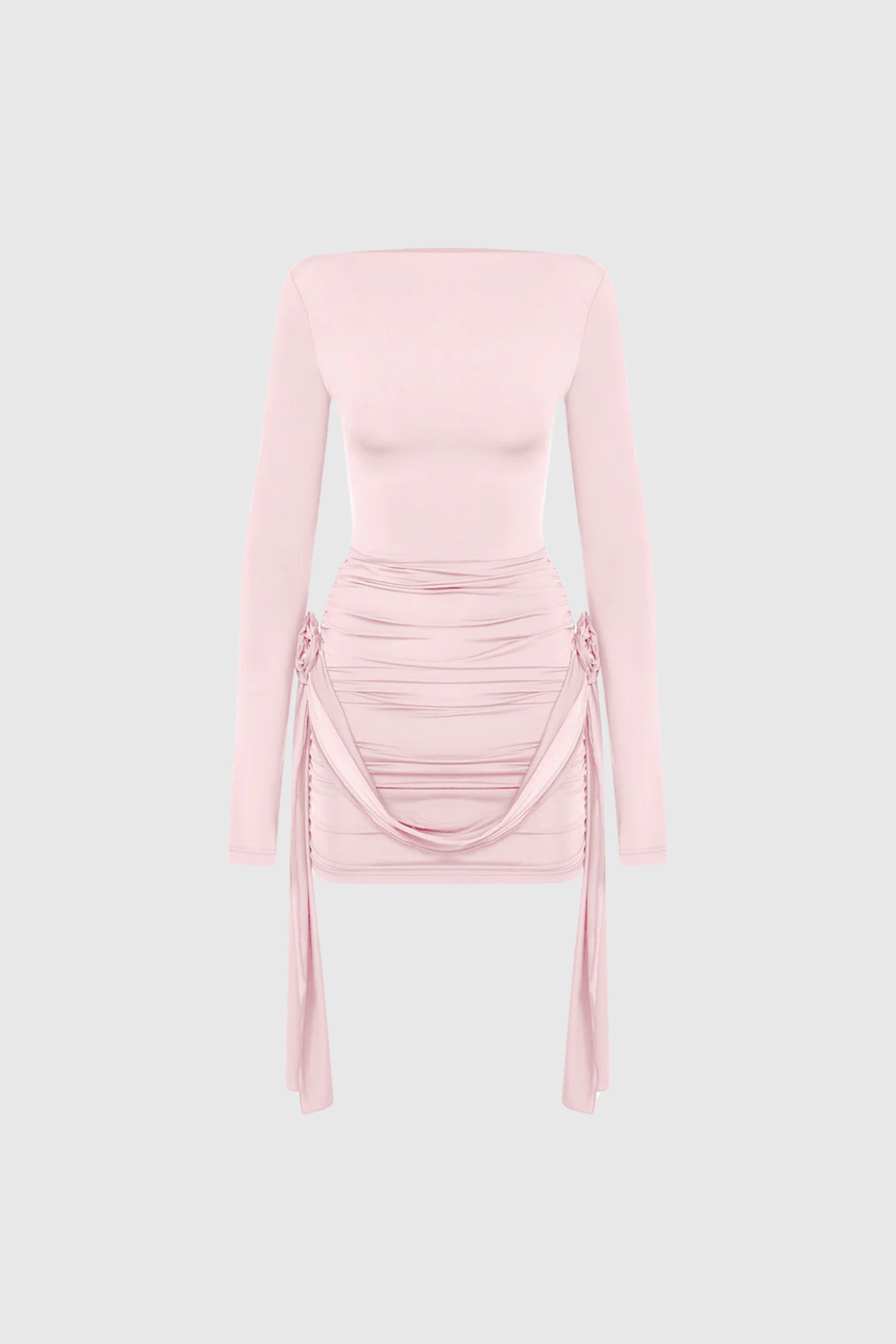 Мини рокля с пискюли