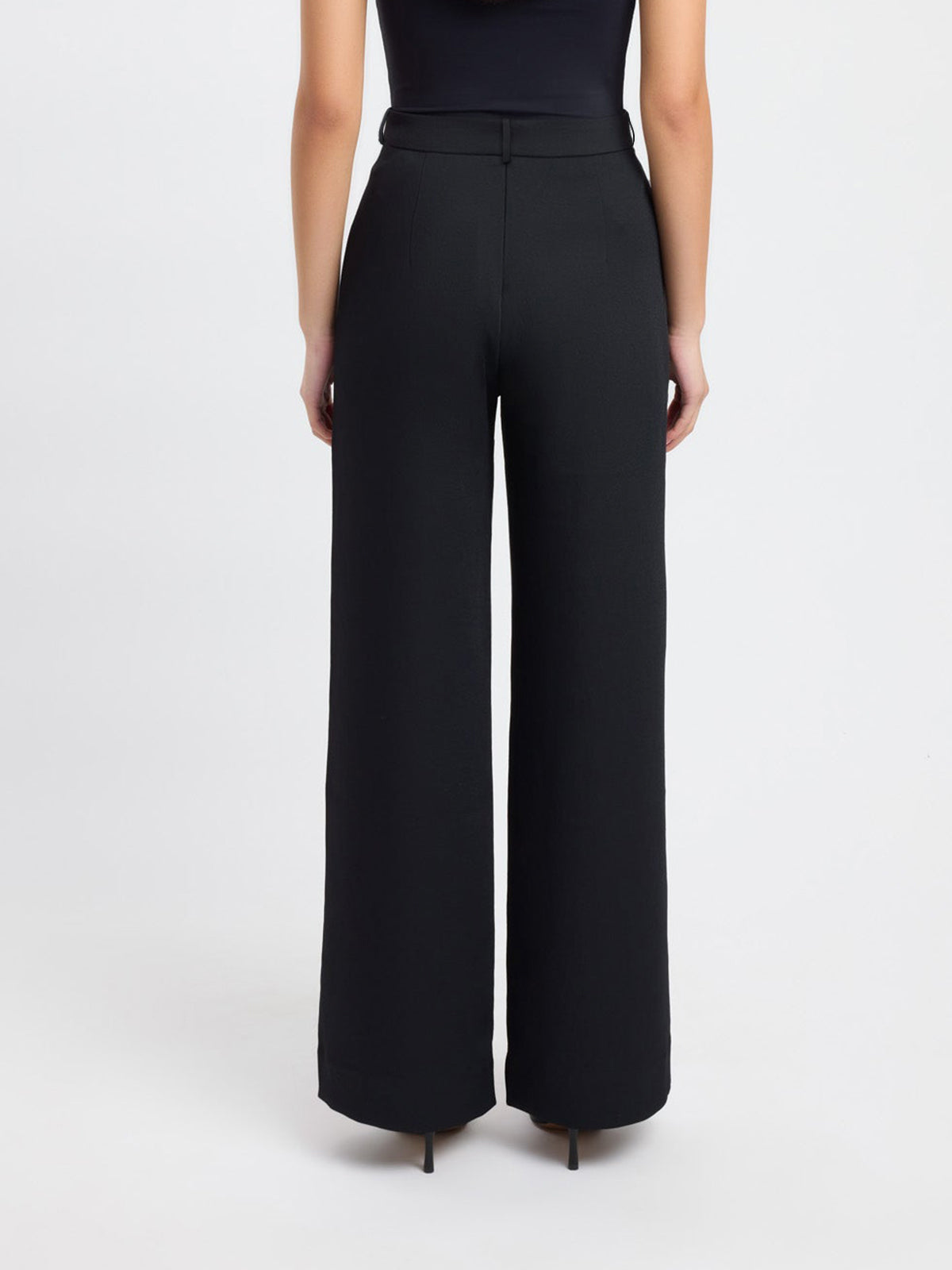 Woven Straight Leg Trousers — Svelte Chic