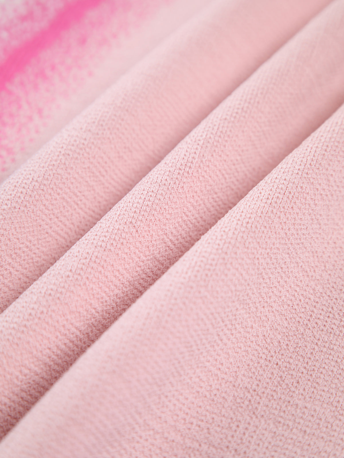 Wavy Edge Knit Sleeveless Midi Dress — Pink — Svelte Chic