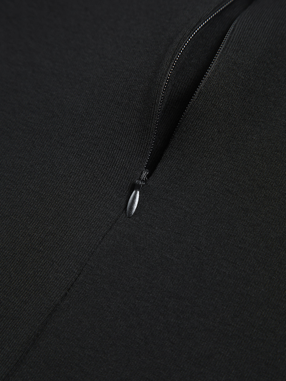Metal Detail Criss-Cross Top — Black V-Neck — Svelte Chic