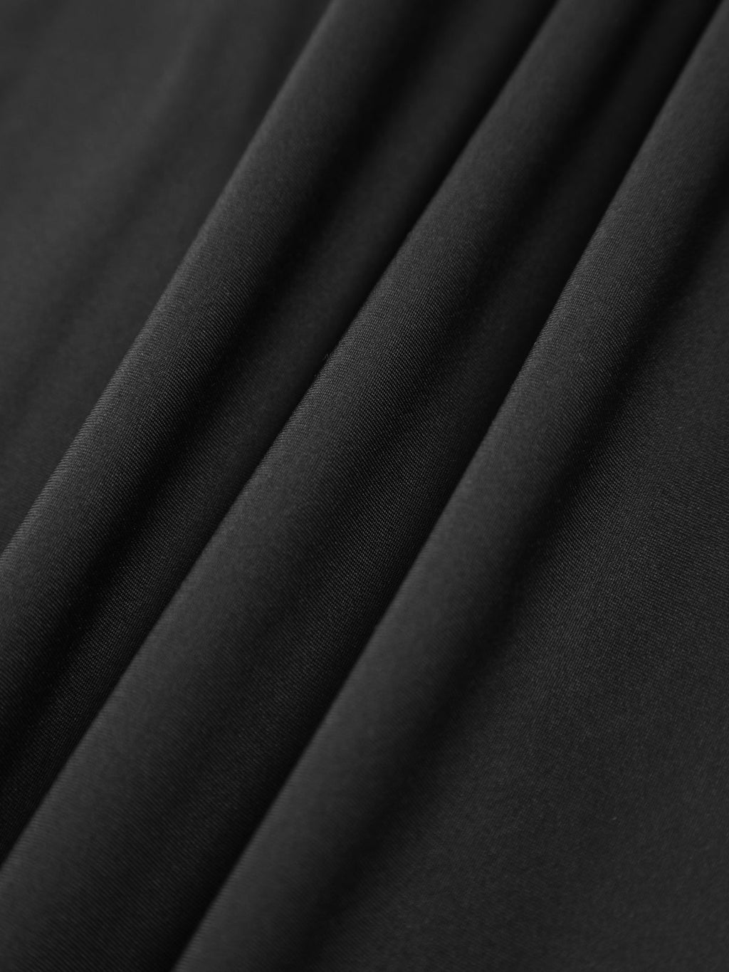 Asymmetric One-Shoulder Cropped Top — Black — Svelte Chic