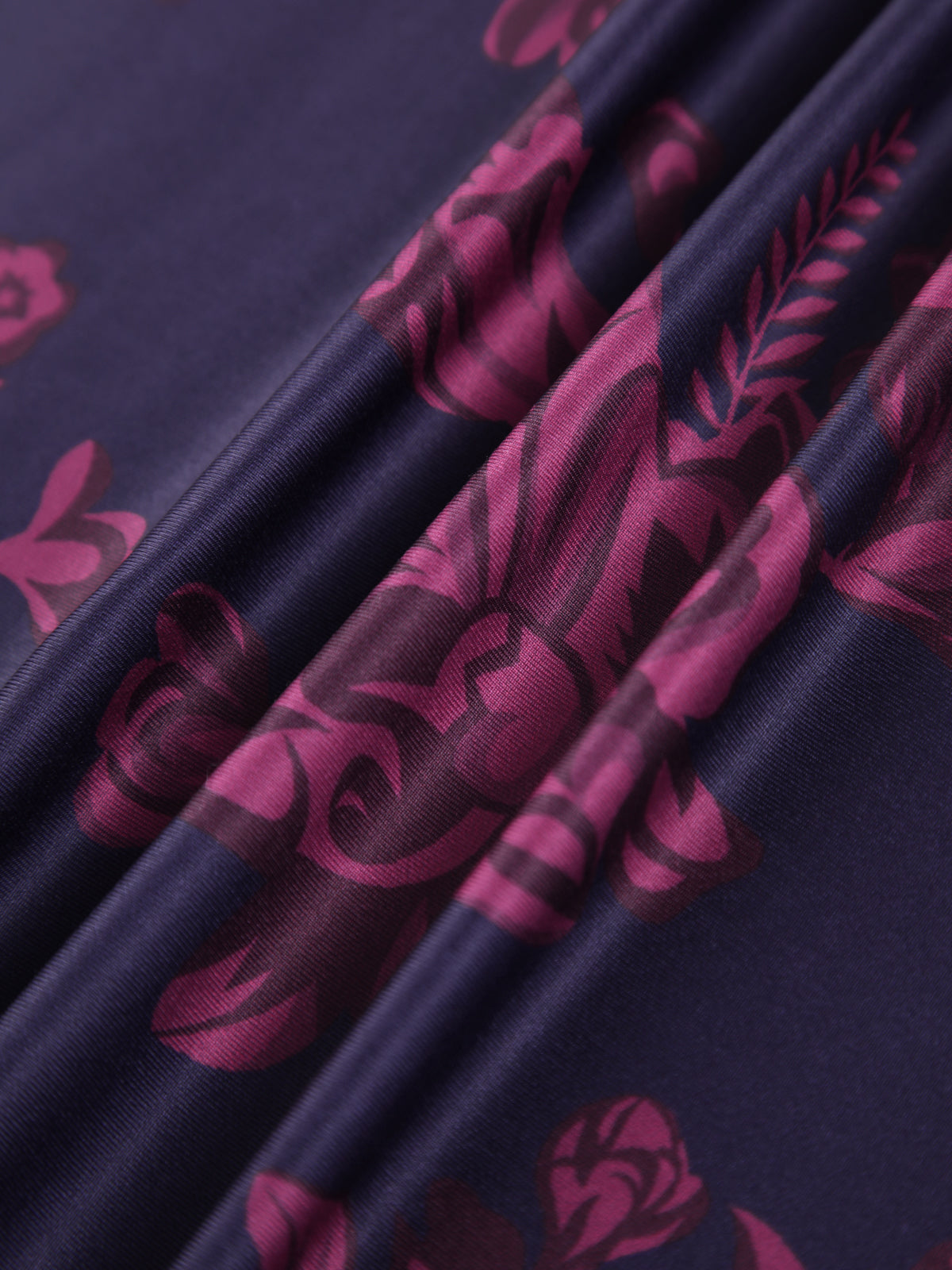 Floral Tie-Up Cami Maxi Dress — Purple — Svelte Chic