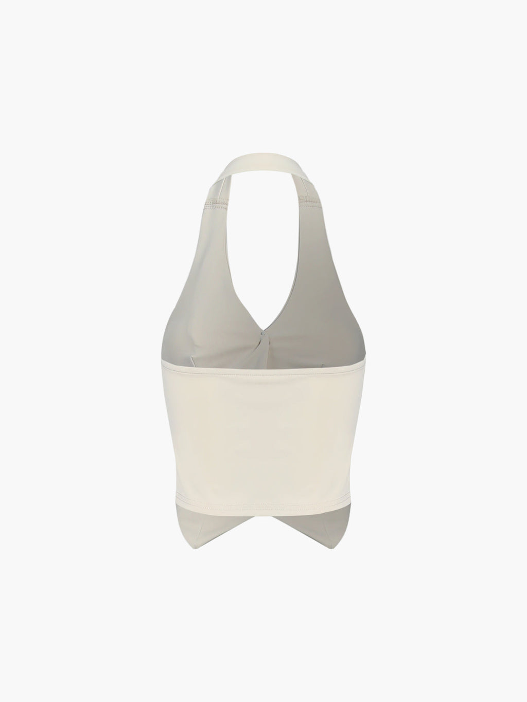 Halter Backless Waistcoat & Skirt Set — Apricot — Svelte Chic