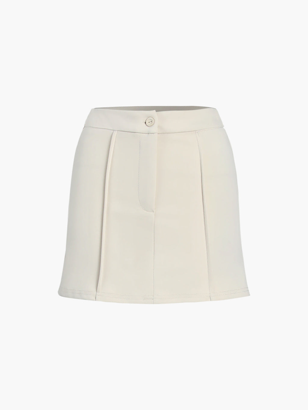 Halter Backless Waistcoat & Skirt Set — Apricot — Svelte Chic