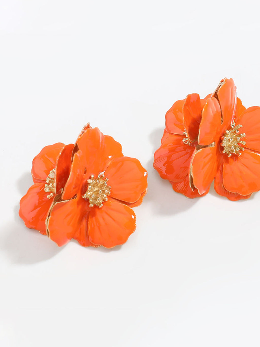 Golden Stamen Flower Earrings — Svelte Chic