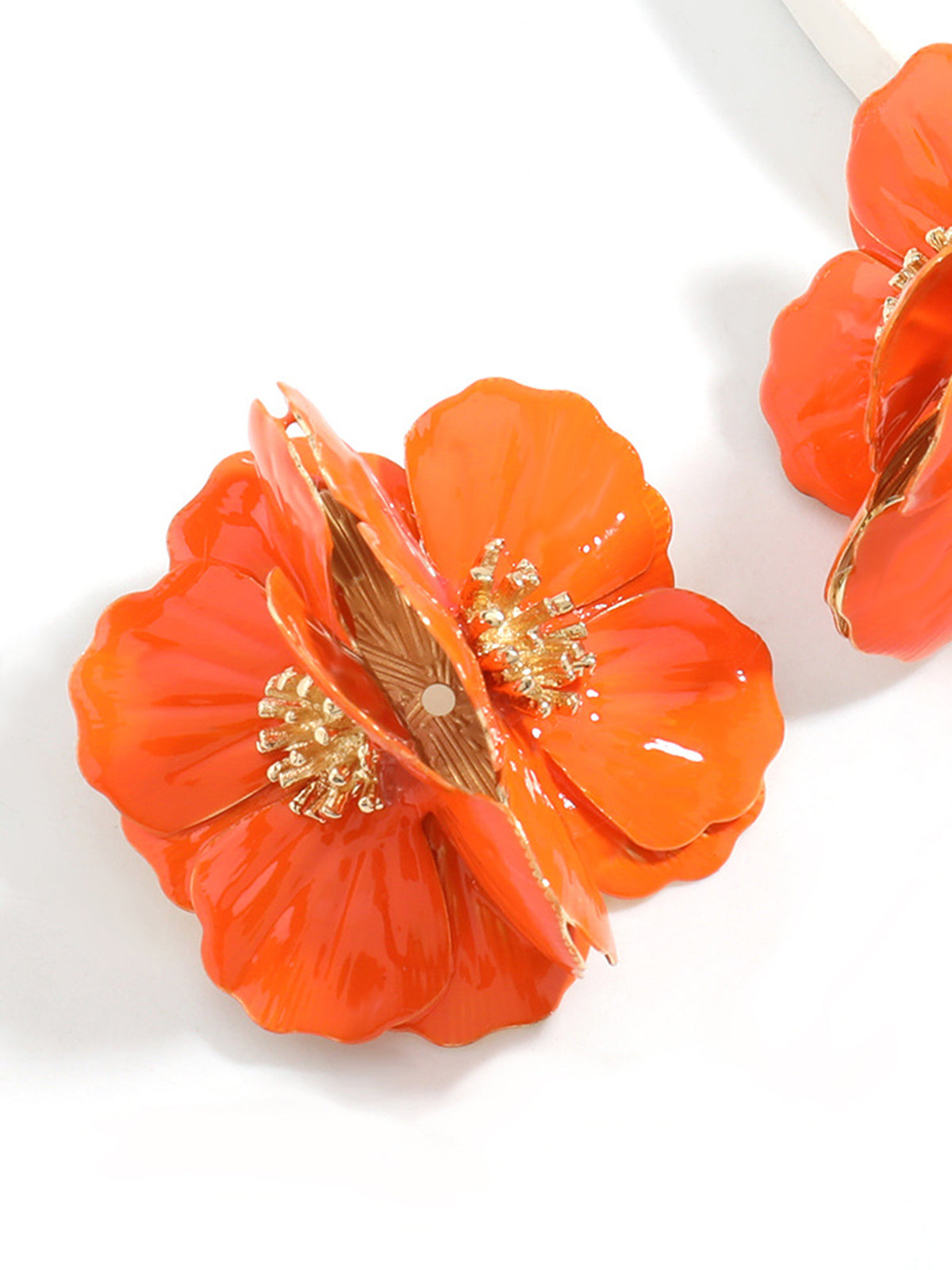 Golden Stamen Flower Earrings — Svelte Chic