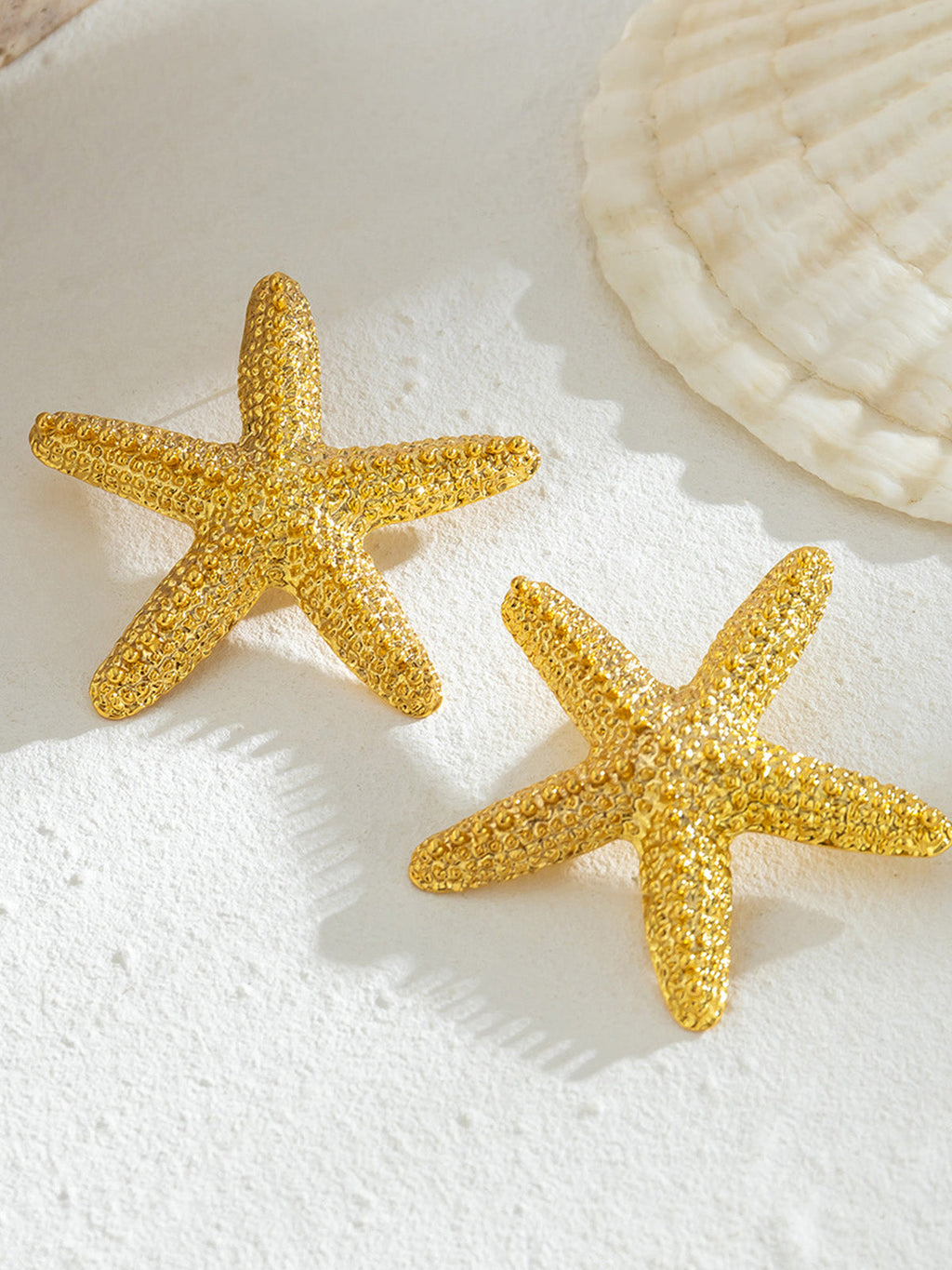 Starfish Earrings — Gold — Svelte Chic