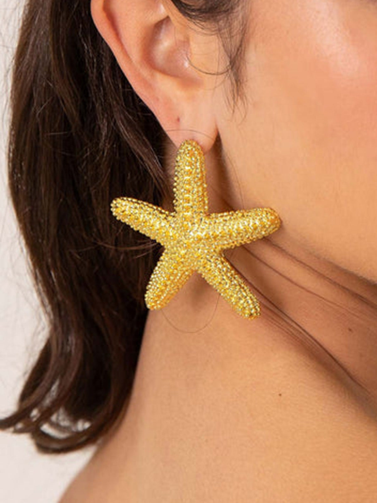 Starfish Earrings — Gold in Gold — Svelte Chic
