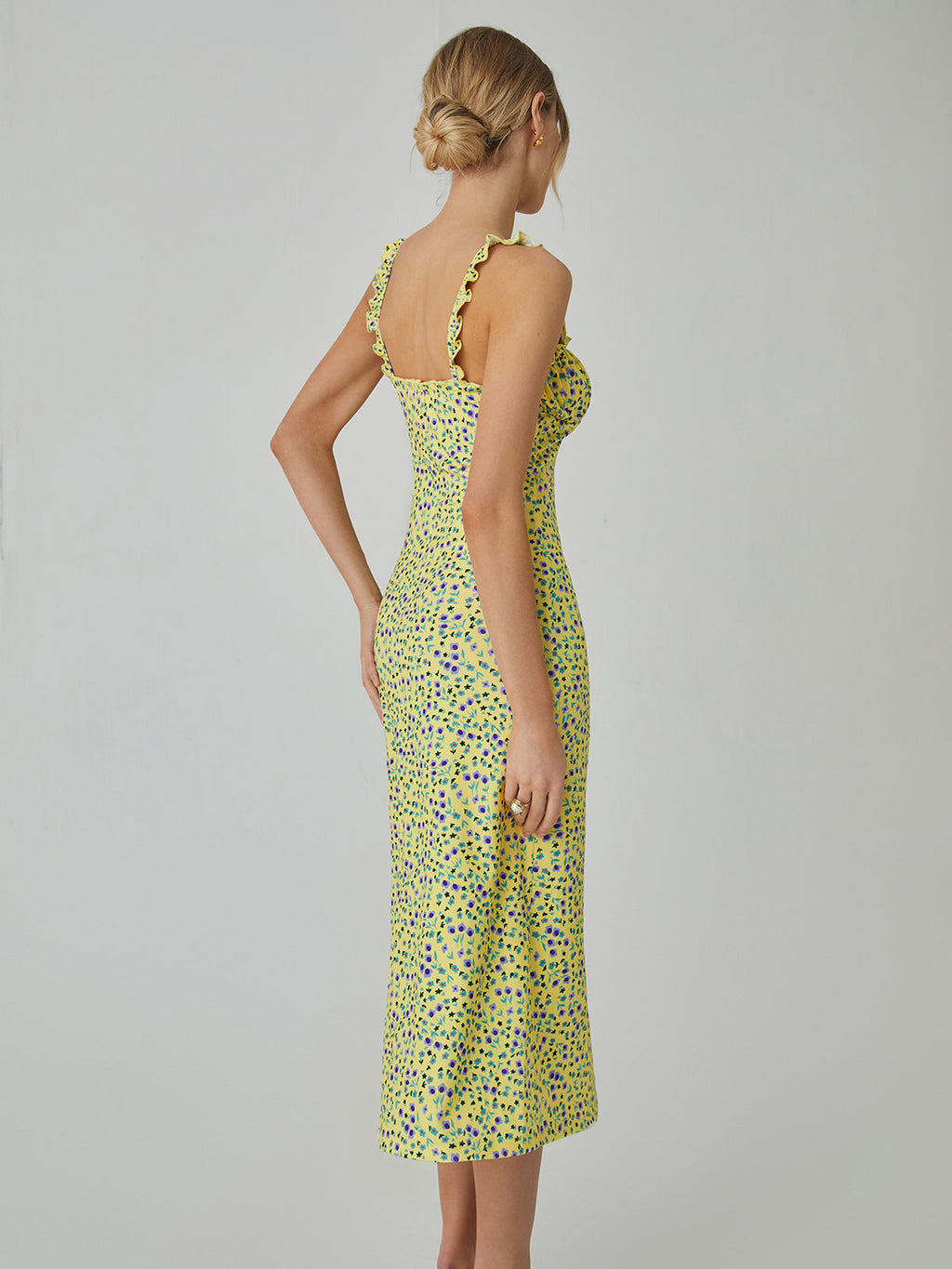 Floral Bohemian Cami Midi Dress — Pink — Svelte Chic