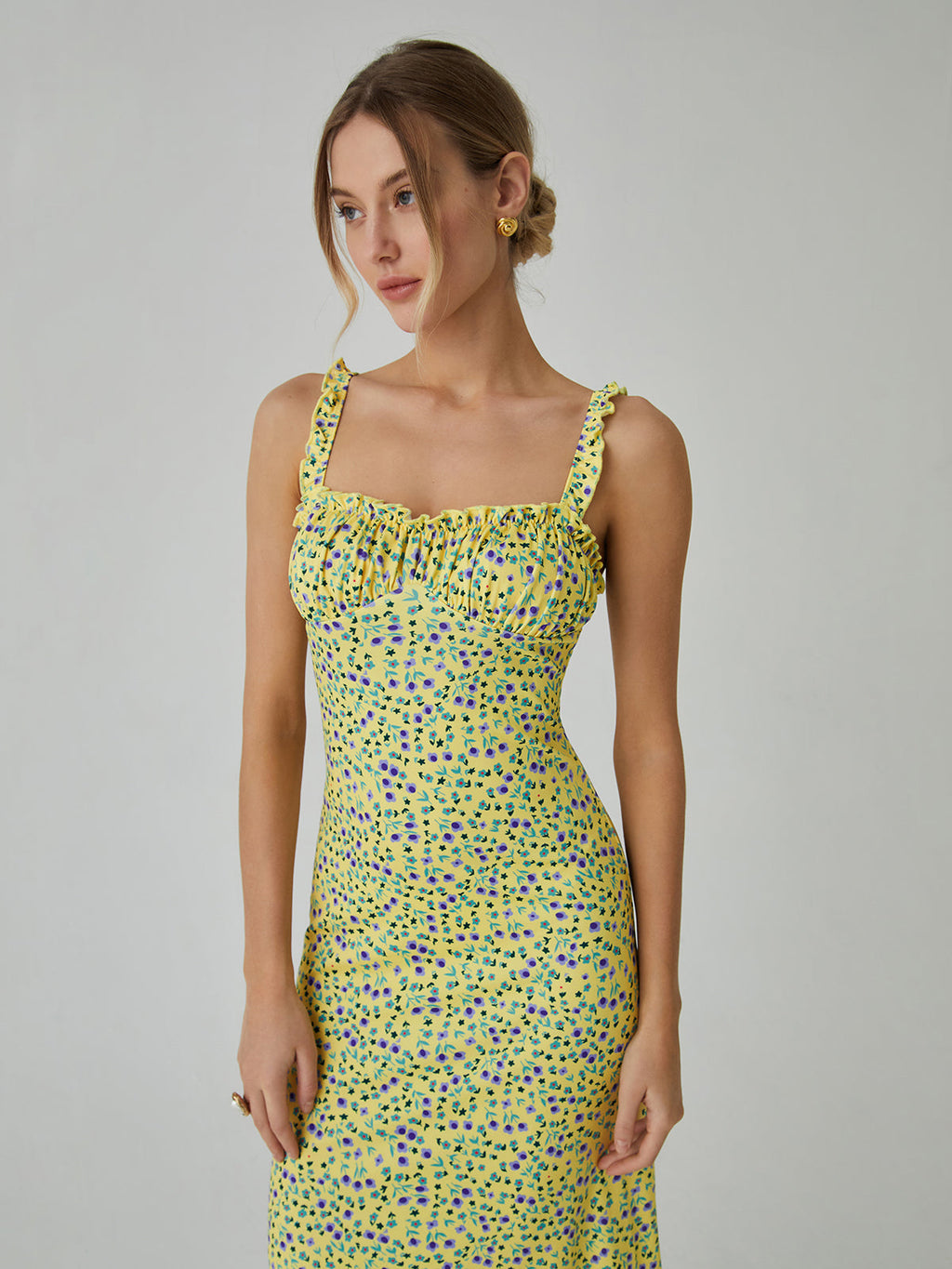 Floral Bohemian Cami Midi Dress — Pink — Svelte Chic
