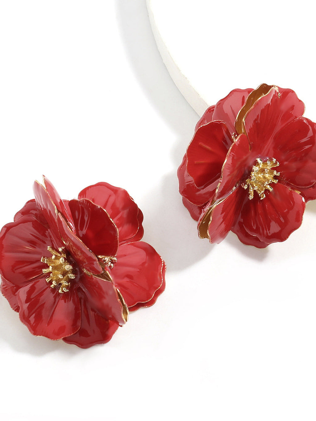 Golden Stamen Flower Earrings — Svelte Chic