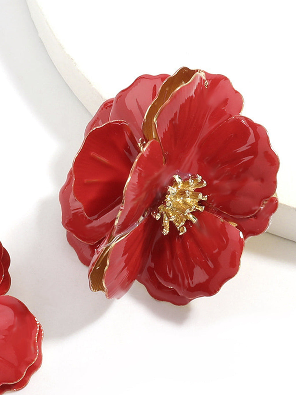 Golden Stamen Flower Earrings — Svelte Chic