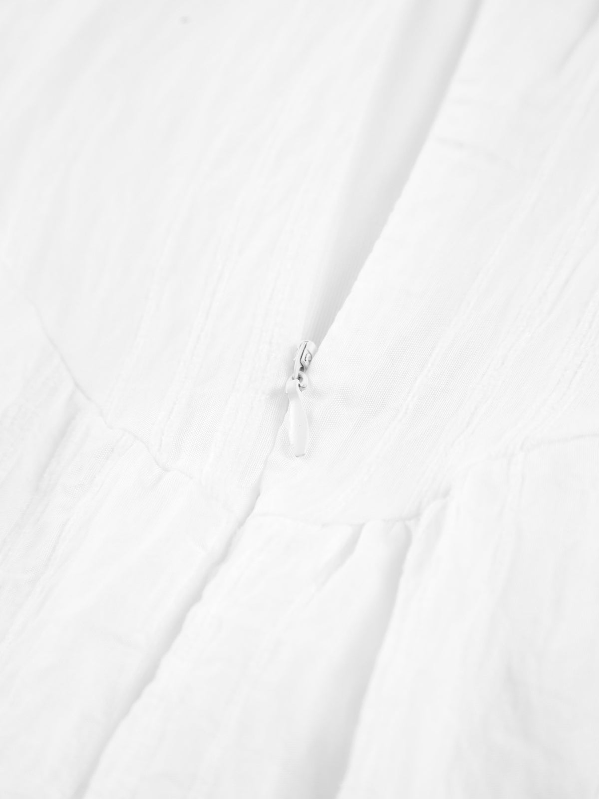 Romantic Cotton Cami Maxi Dress — White Asymmetric — Svelte Chic