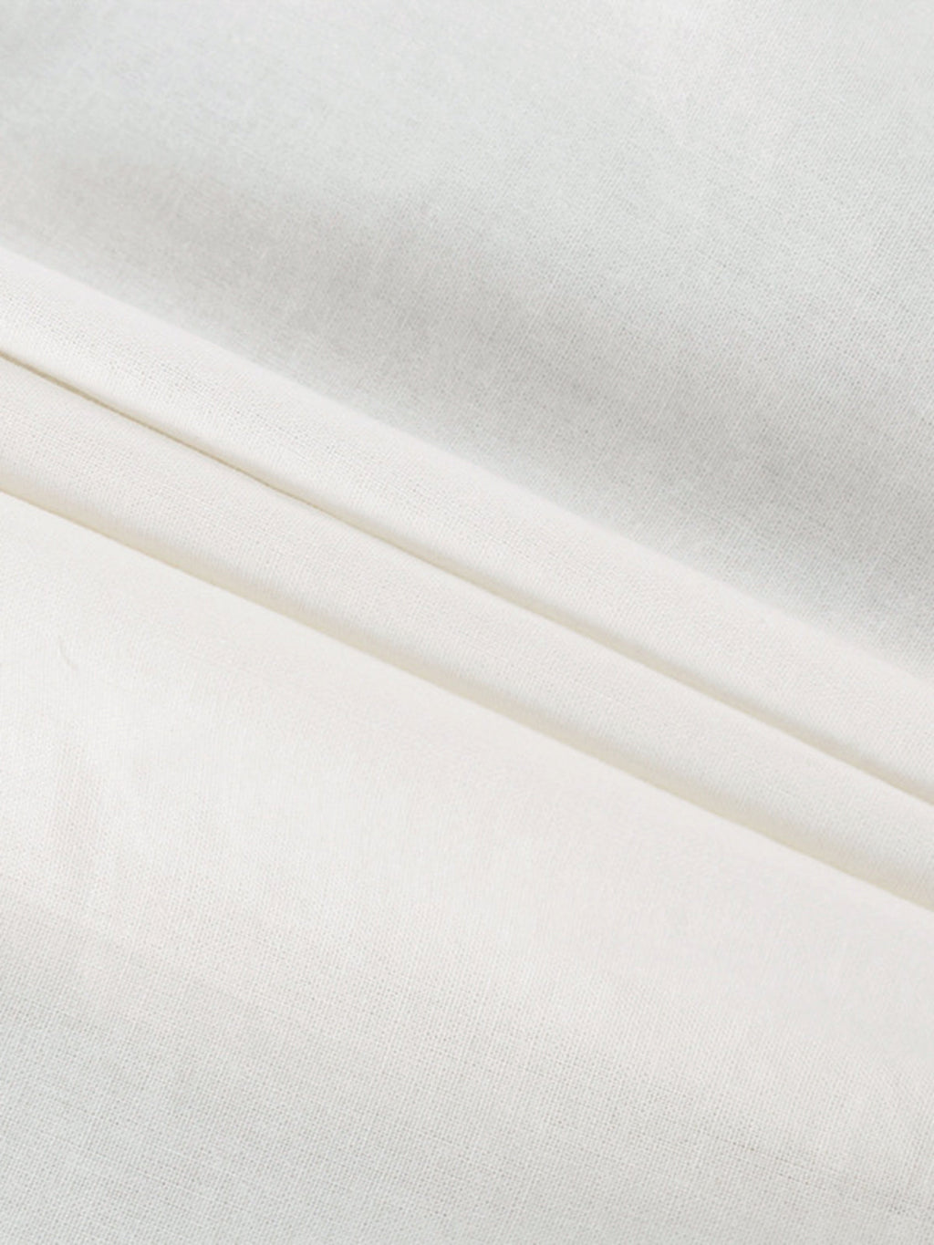 Pure Cotton Ruffle High-Waist Shorts Set — Off-White — Svelte Chic