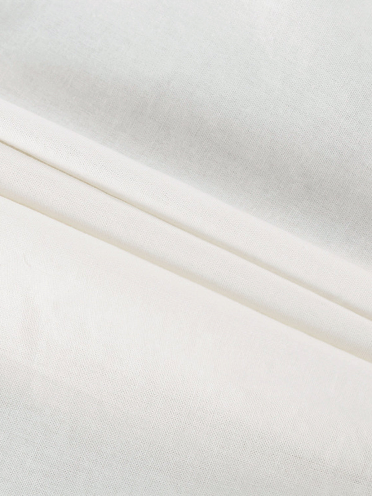 Pure Cotton Ruffle High-Waist Shorts Set — Off-White — Svelte Chic