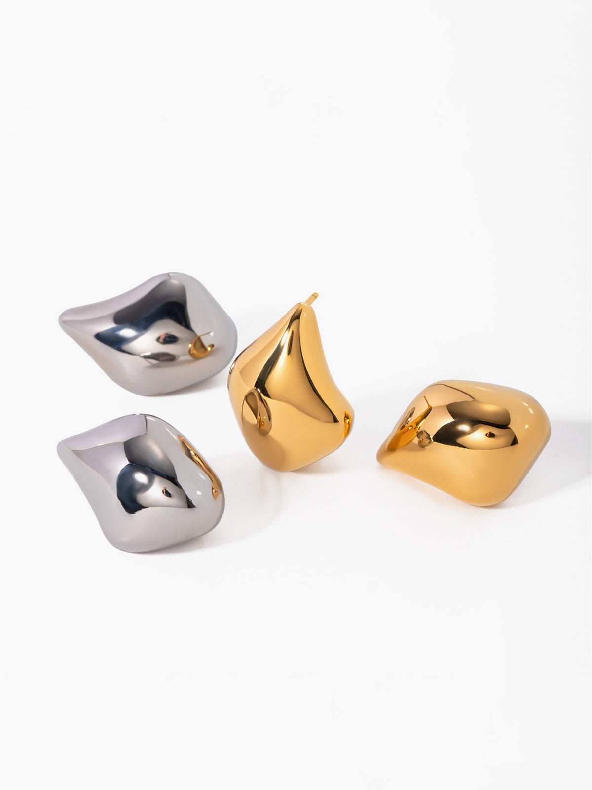 Irregular Shape Titanium Steel Earrings — Svelte Chic