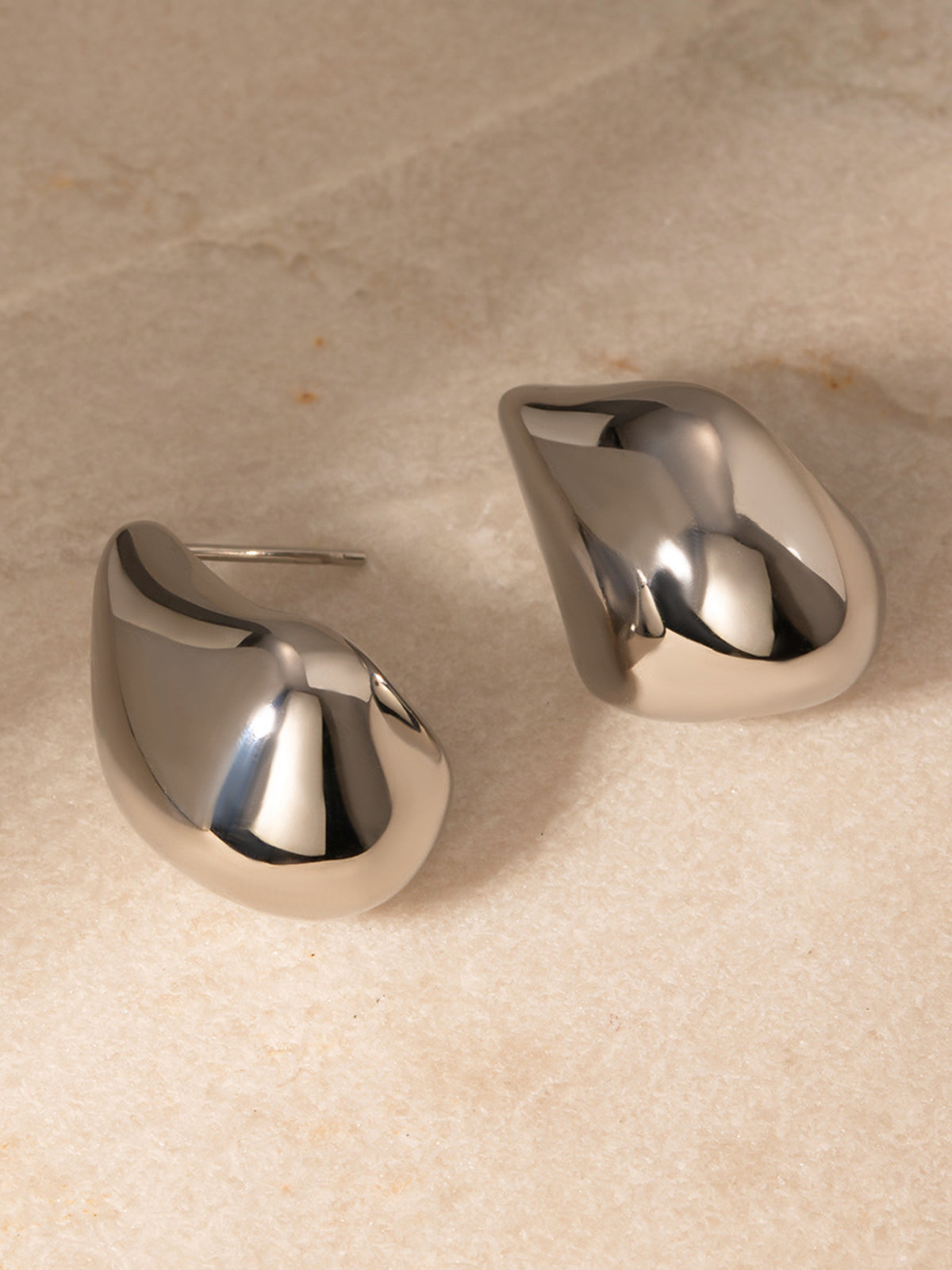 Irregular Shape Titanium Steel Earrings — Svelte Chic