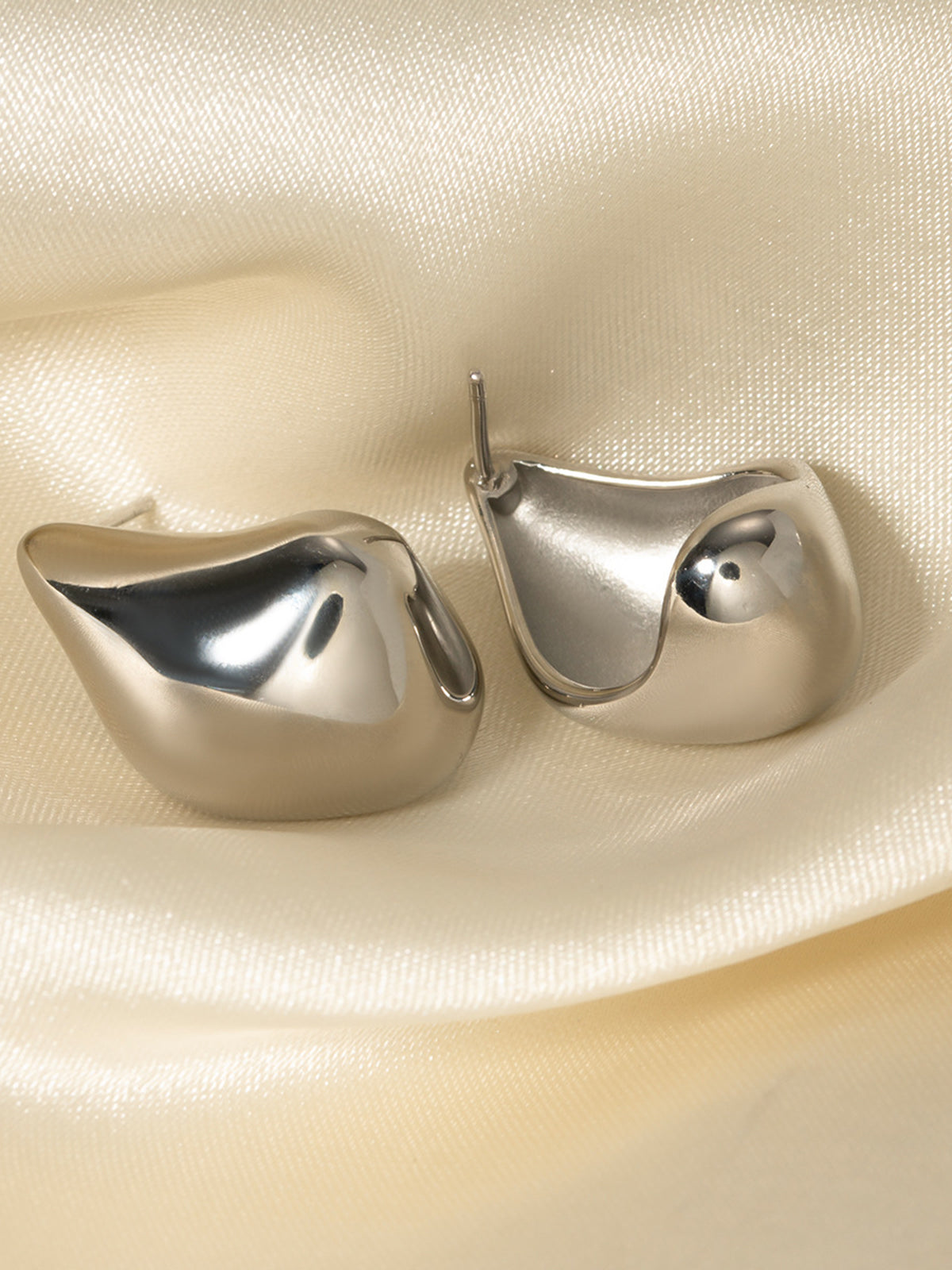 Irregular Shape Titanium Steel Earrings — Svelte Chic