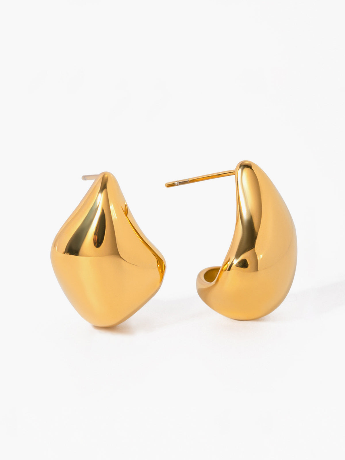 Irregular Shape Titanium Steel Earrings — Svelte Chic