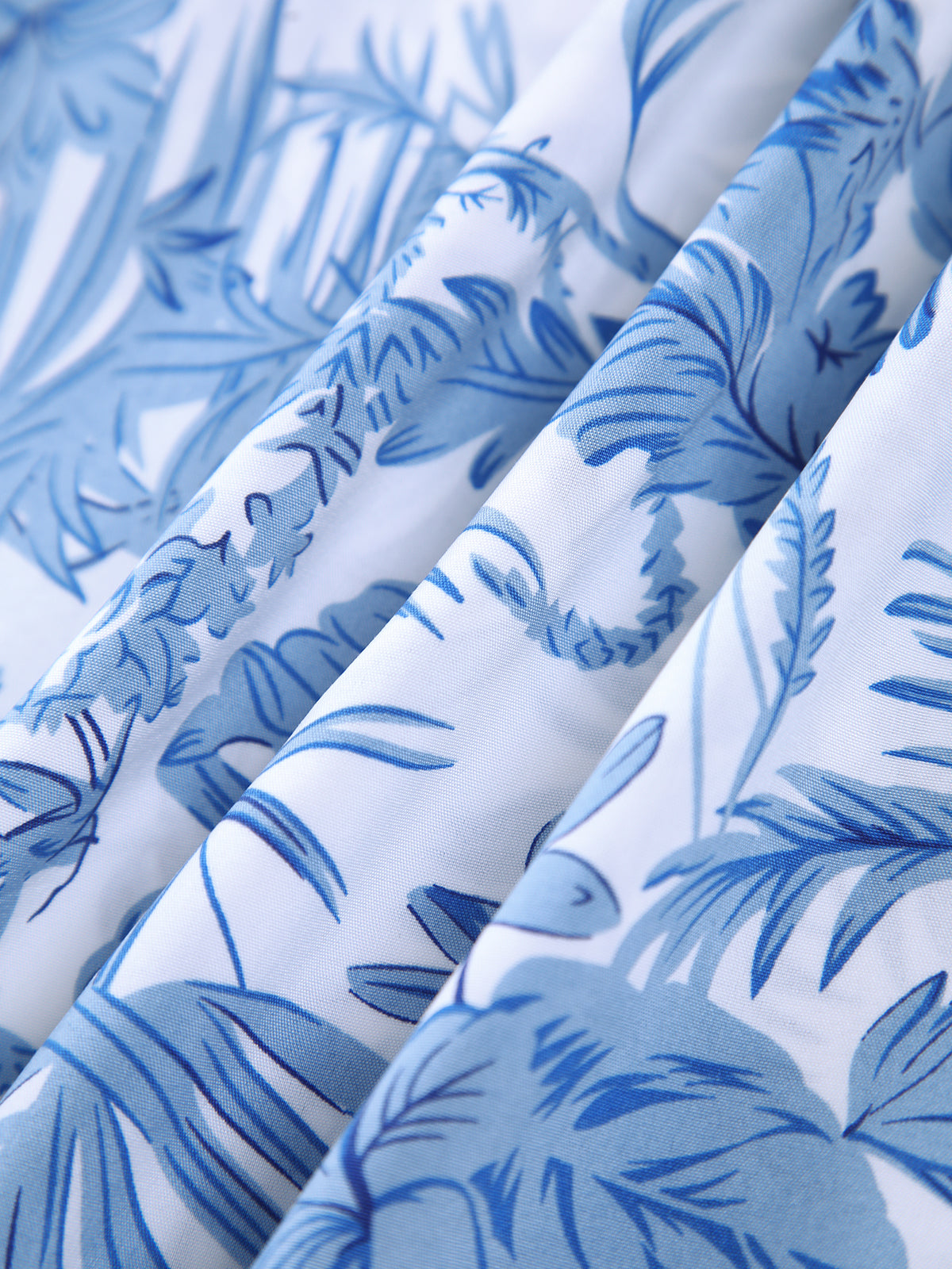 Print Bustier & Maxi Skirt Set — Blue Open Back — Svelte Chic