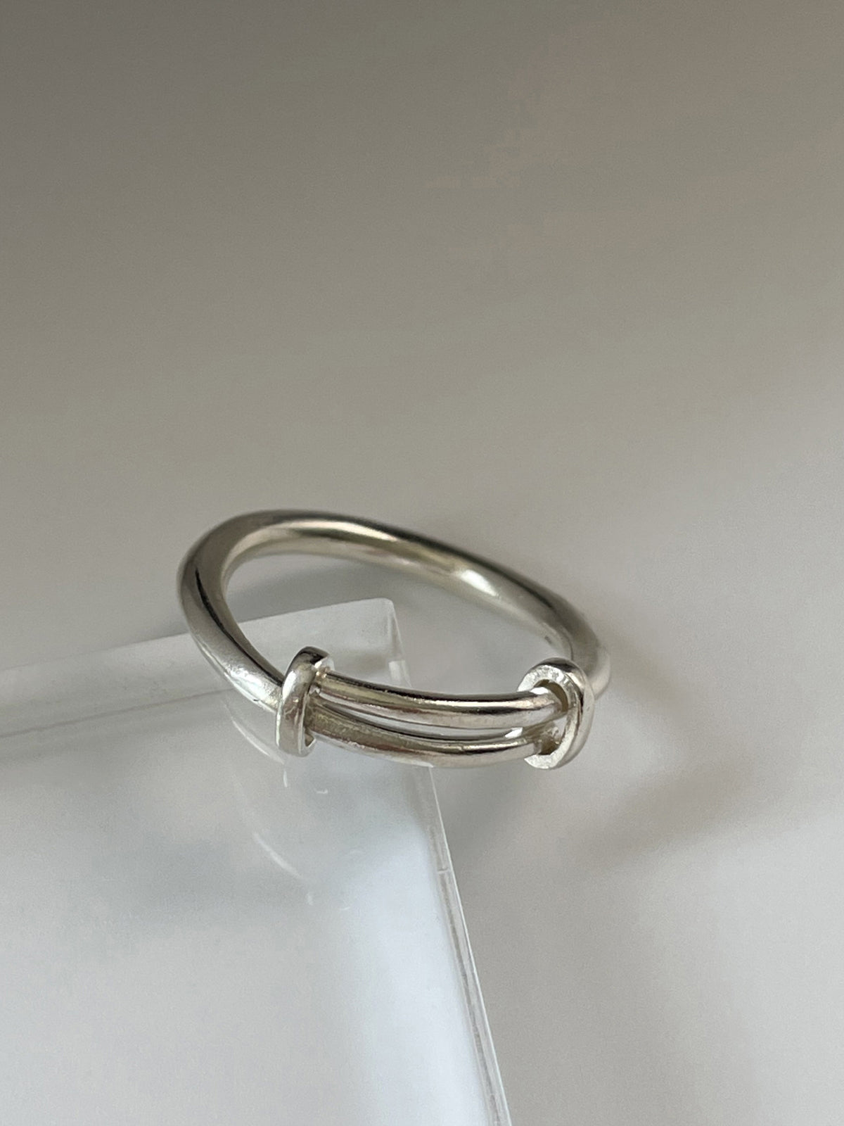 Minimalist Adjustable Silver Ring — Svelte Chic