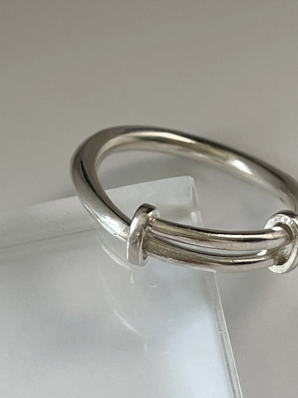 Minimalist Adjustable Silver Ring — Svelte Chic