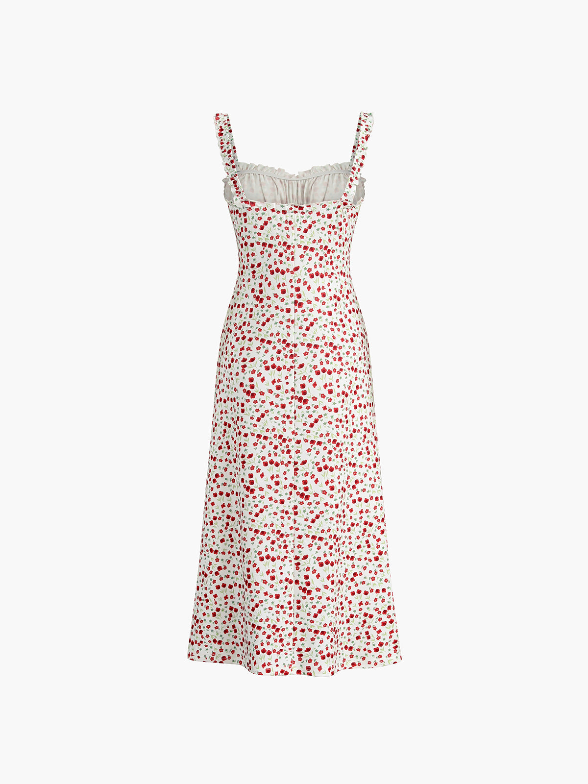 Floral Bohemian Cami Midi Dress — Pink — Svelte Chic