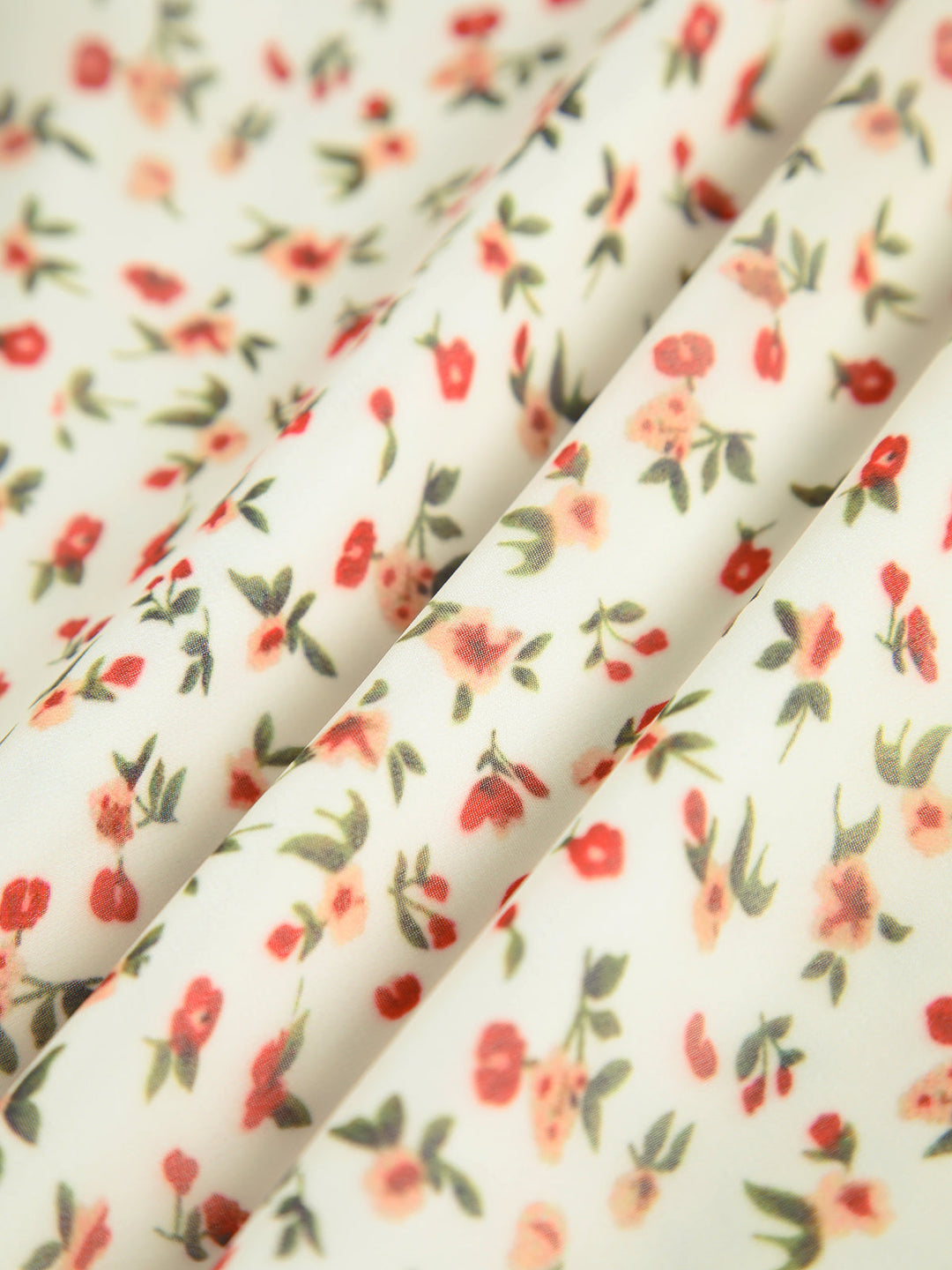 Дълга рокля с флорални възли и бохо принт 