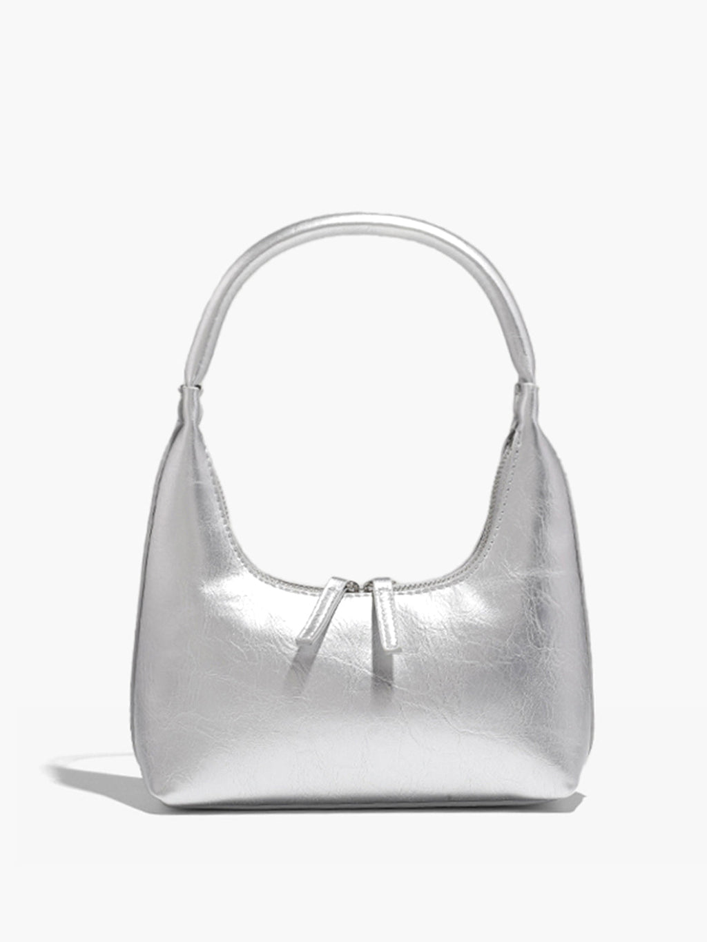 Mini Shoulder Bag — Silver — Svelte Chic