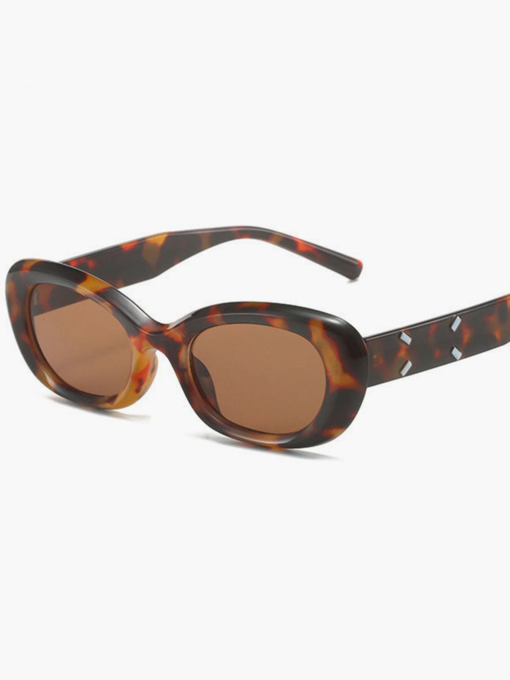 Tortoiseshell Round Sunglasses — Brown — Svelte Chic