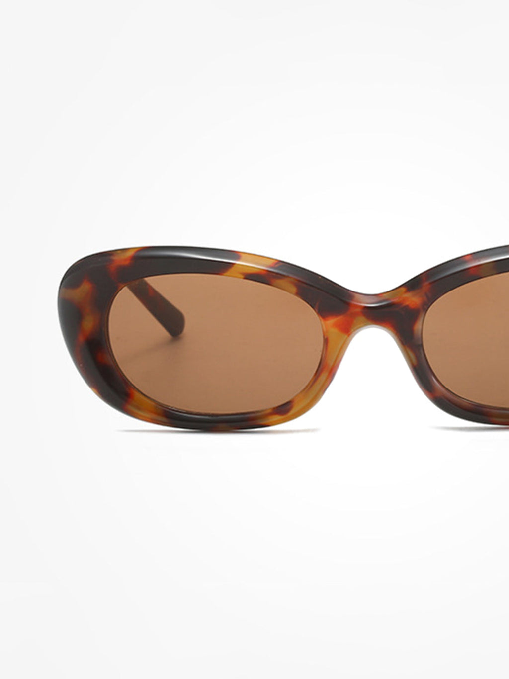 Tortoiseshell Round Sunglasses — Brown — Svelte Chic