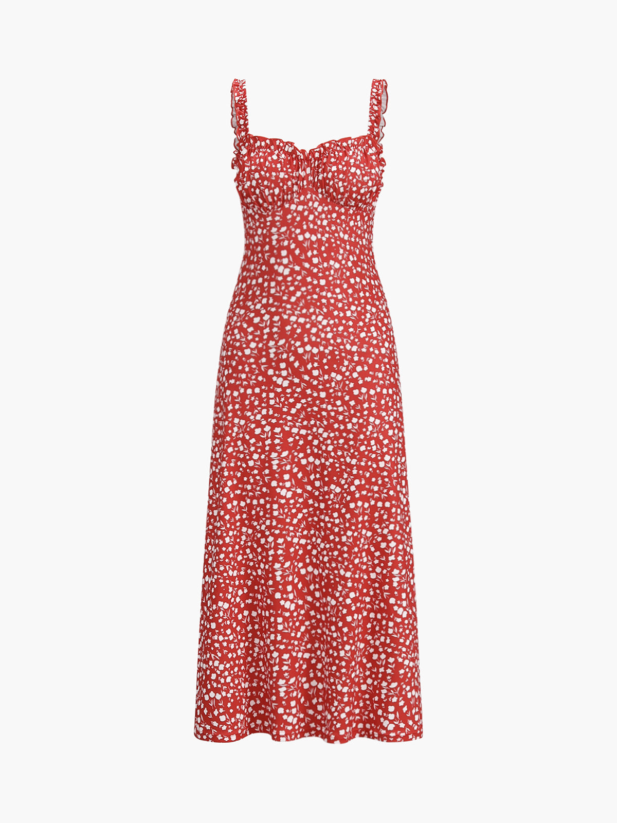 Floral Bohemian Cami Midi Dress — Pink — Svelte Chic