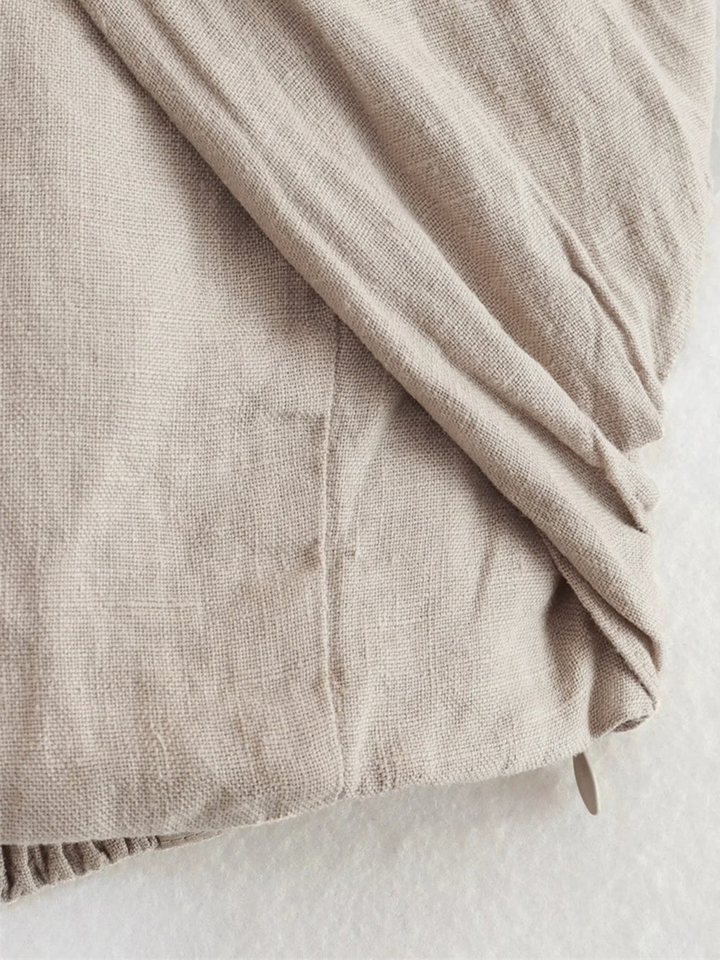 Crisscross Halter Linen Blend Top — Khaki — Svelte Chic
