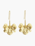 Blooming Flower Drop Earrings — Gold in Gold — Svelte Chic