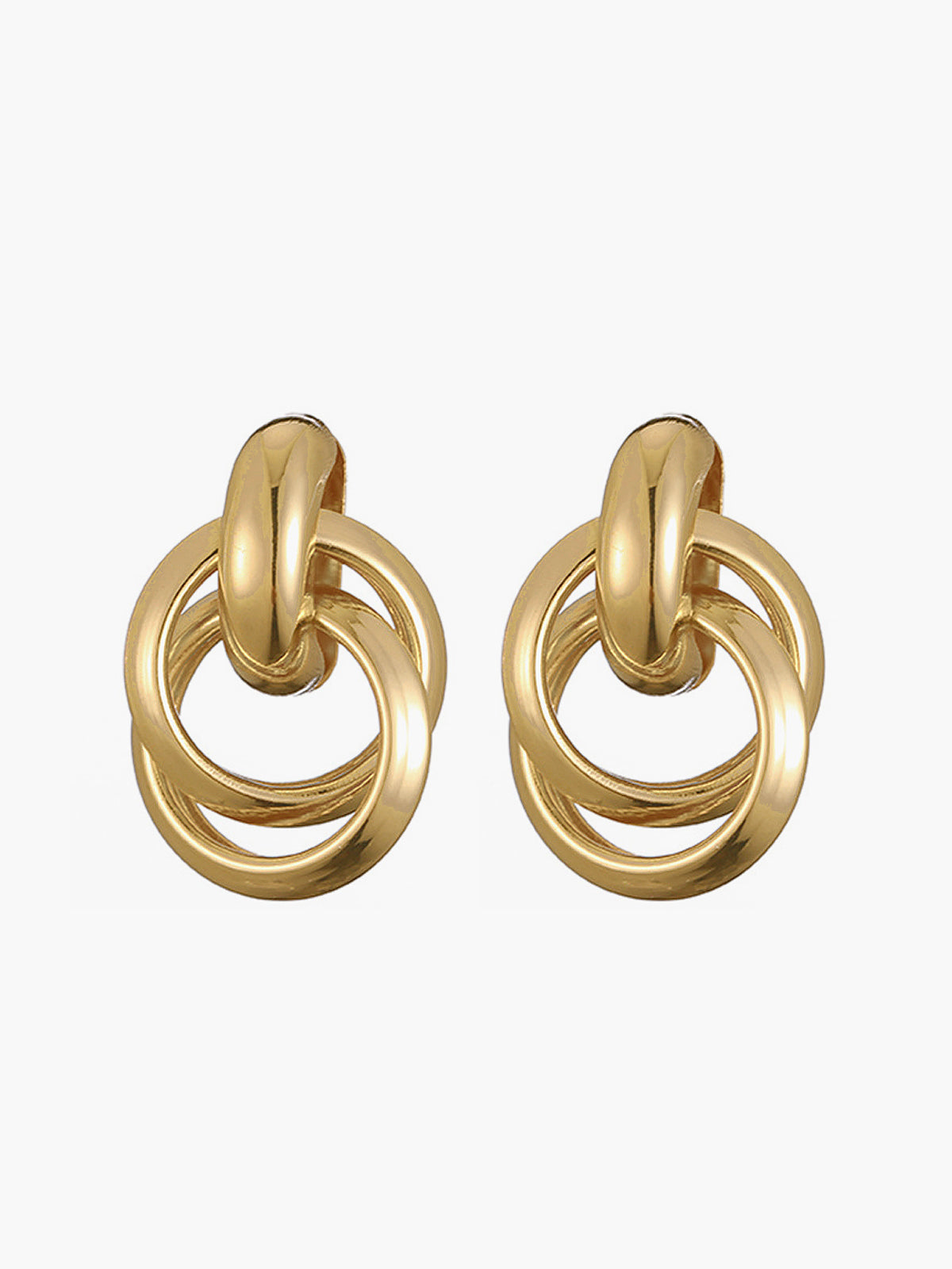 Multi-Hoop Earrings — Gold in Gold — Svelte Chic