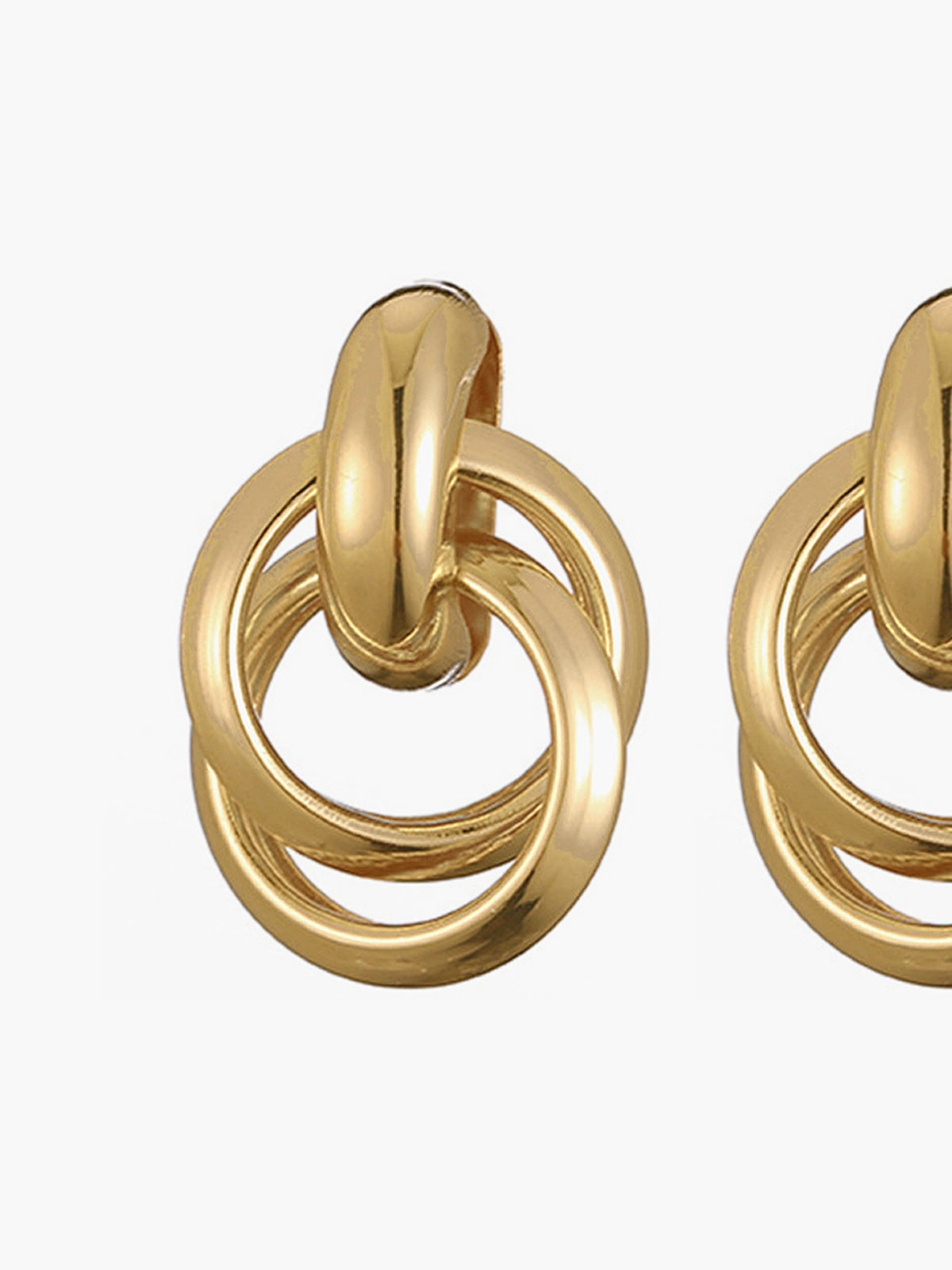 Multi-Hoop Earrings — Gold — Svelte Chic