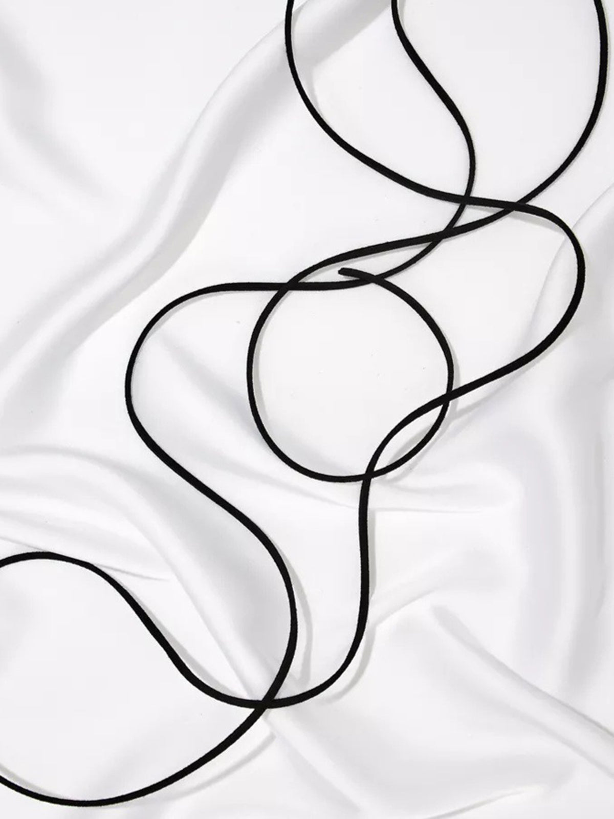 Cord Wrap Necklace — 150 cm — Svelte Chic