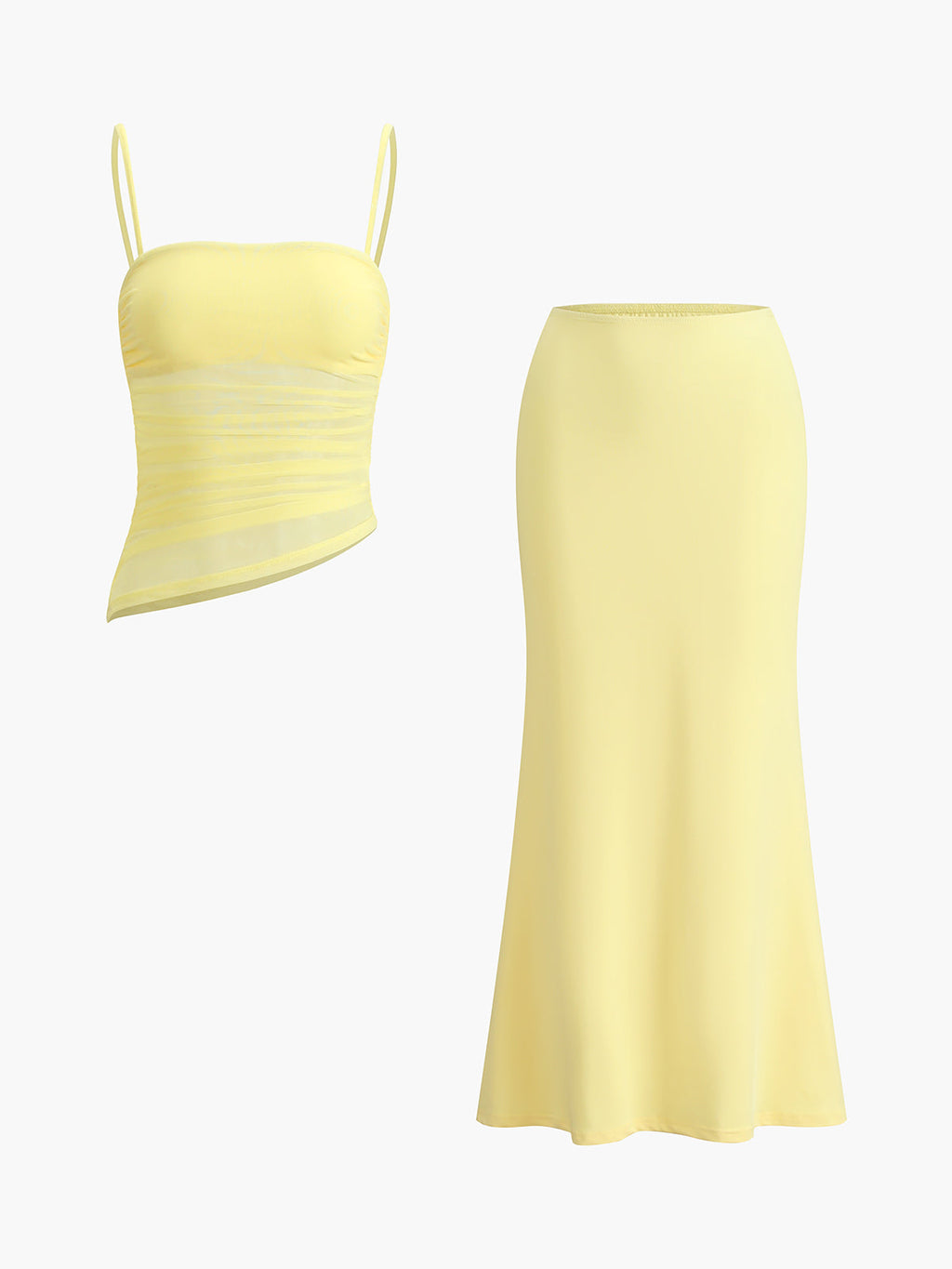 Sun-Kissed Sheer Skirt Set — Svelte Chic