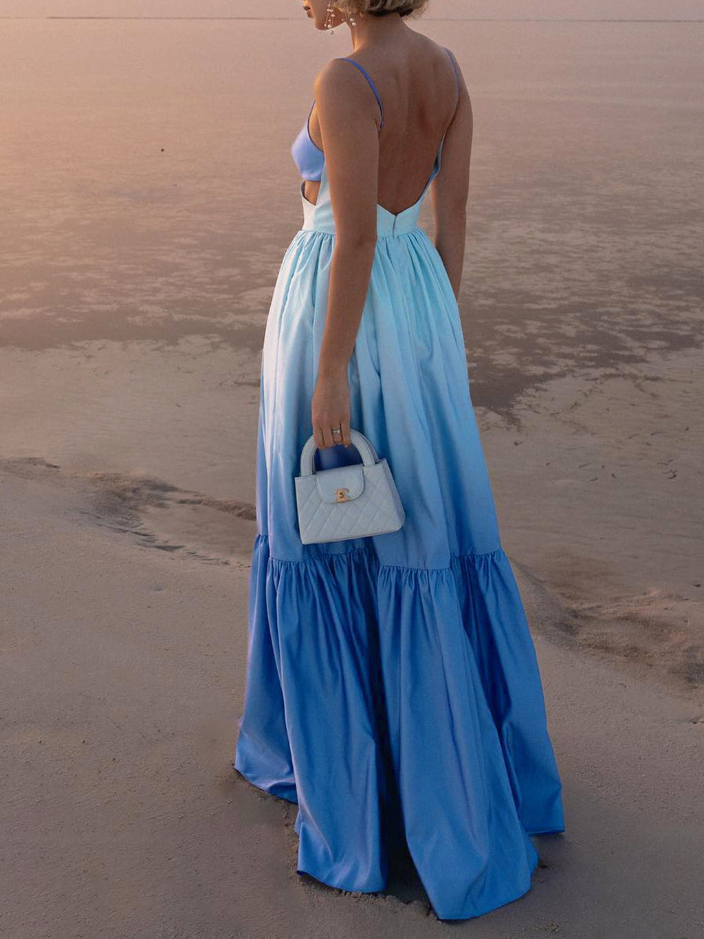 Backless Cutout Cami Maxi Dress — Svelte Chic