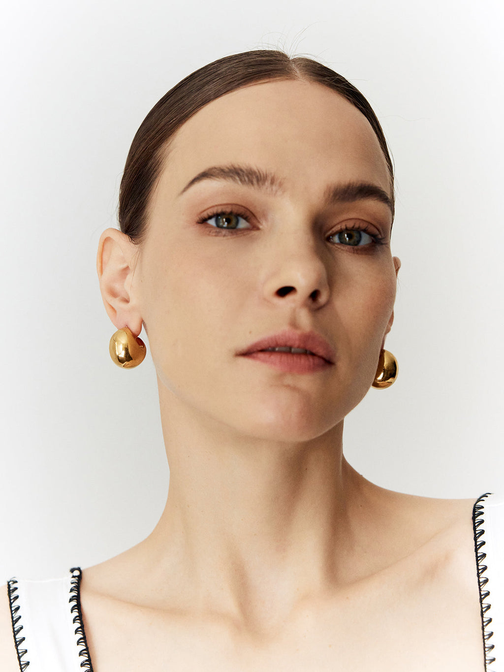 Small Teardrop Earrings — 18k Gold & Silver Plated in Gold — Svelte Chic