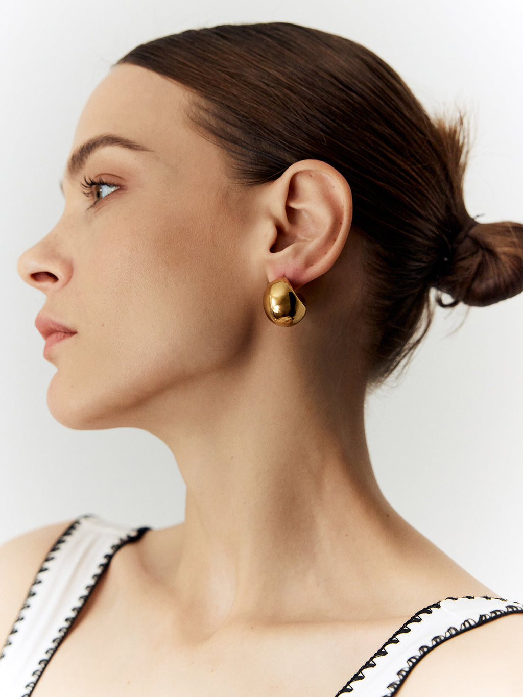 Small Teardrop Earrings — 18k Gold & Silver Plated — Svelte Chic