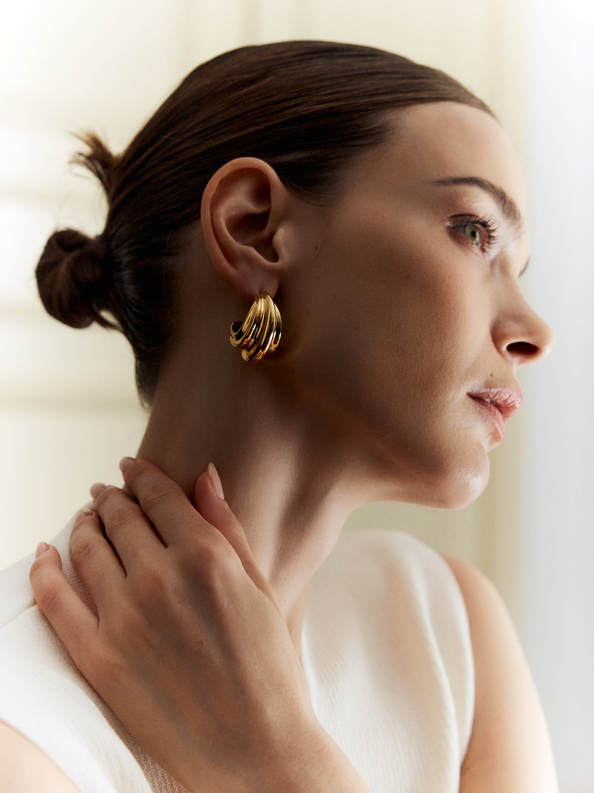Spiral Earrings — 18k Gold & Silver Plated — Svelte Chic