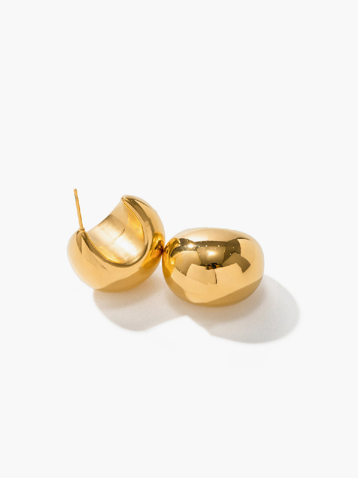 Small Teardrop Earrings — 18k Gold & Silver Plated — Svelte Chic