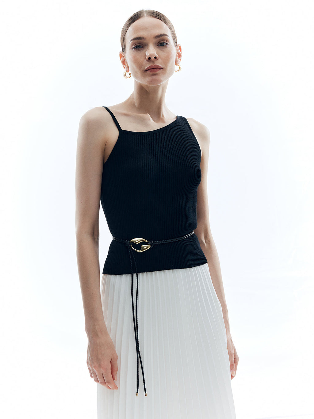 T-Shape Rope Waist Chain — Gold — Svelte Chic