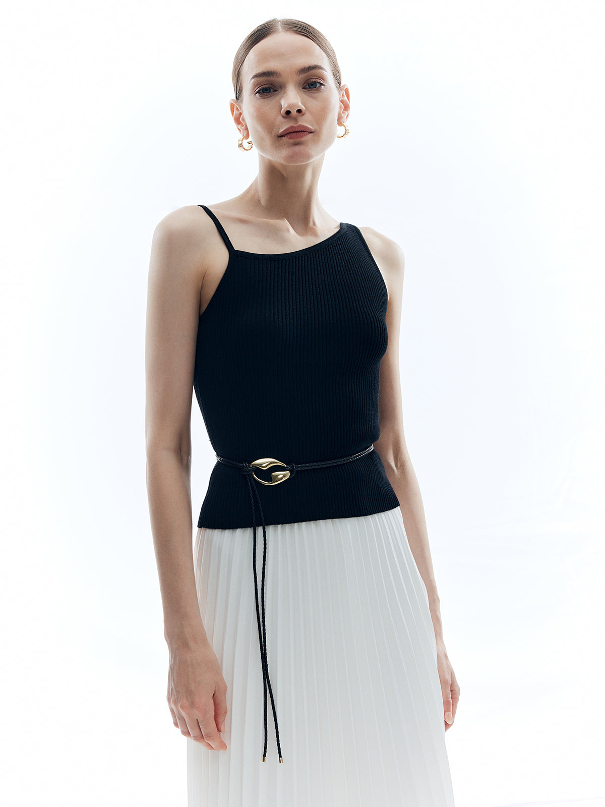 T-Shape Rope Waist Chain — Gold — Svelte Chic