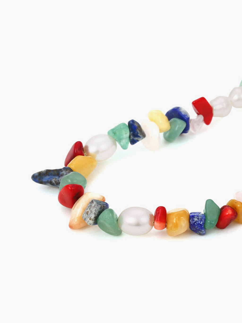 Bohemian Gravel Necklace — Multicolour — Svelte Chic