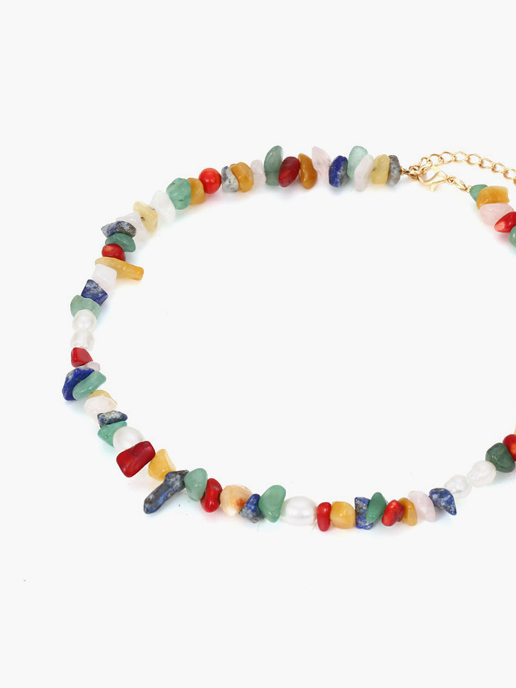 Bohemian Gravel Necklace — Multicolour — Svelte Chic