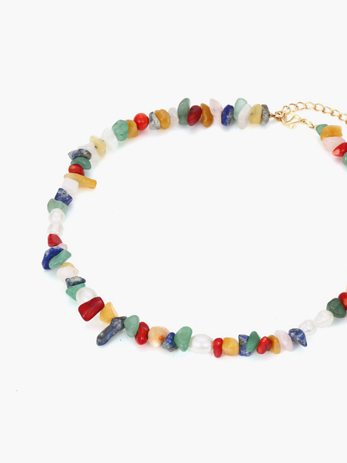 Bohemian Gravel Necklace — Multicolour — Svelte Chic