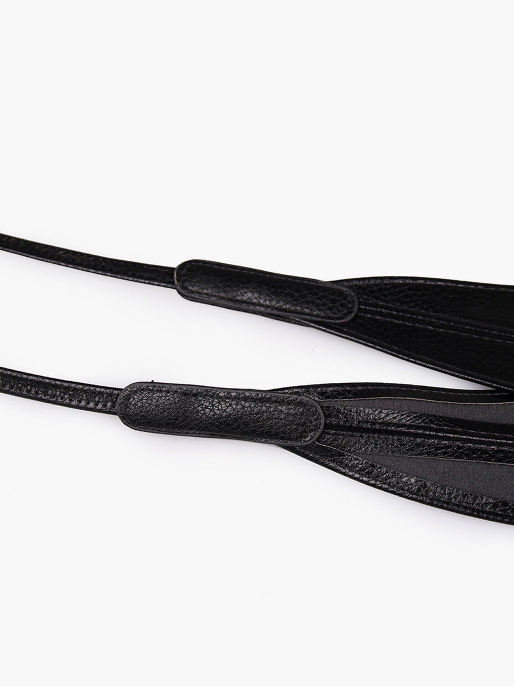 Wide Ribbon Belt — Black — Svelte Chic