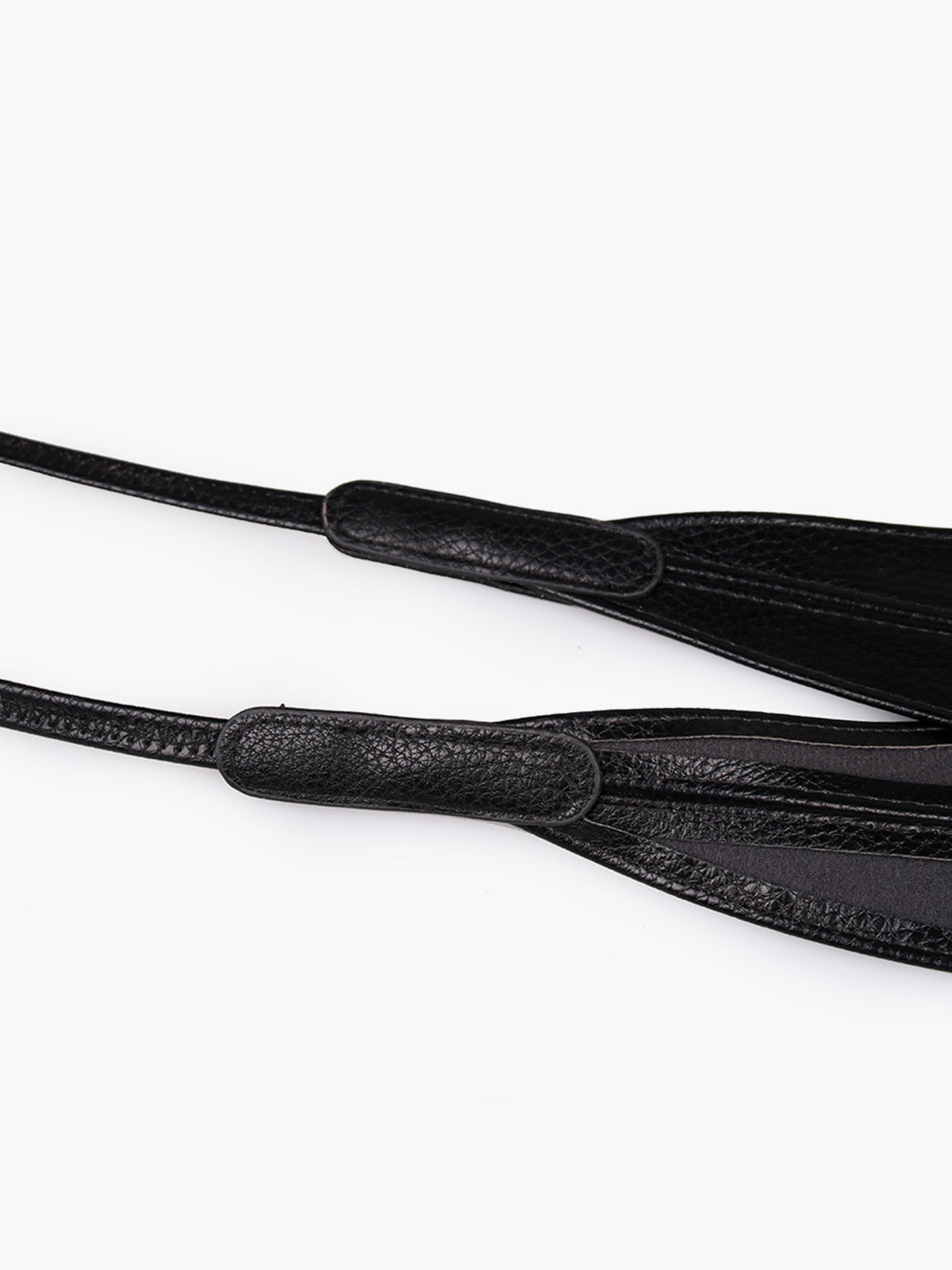 Wide Ribbon Belt — Black — Svelte Chic